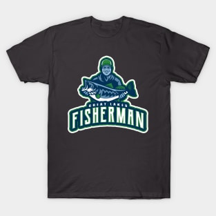 Great Lakes Fisherman Michigan T-Shirt